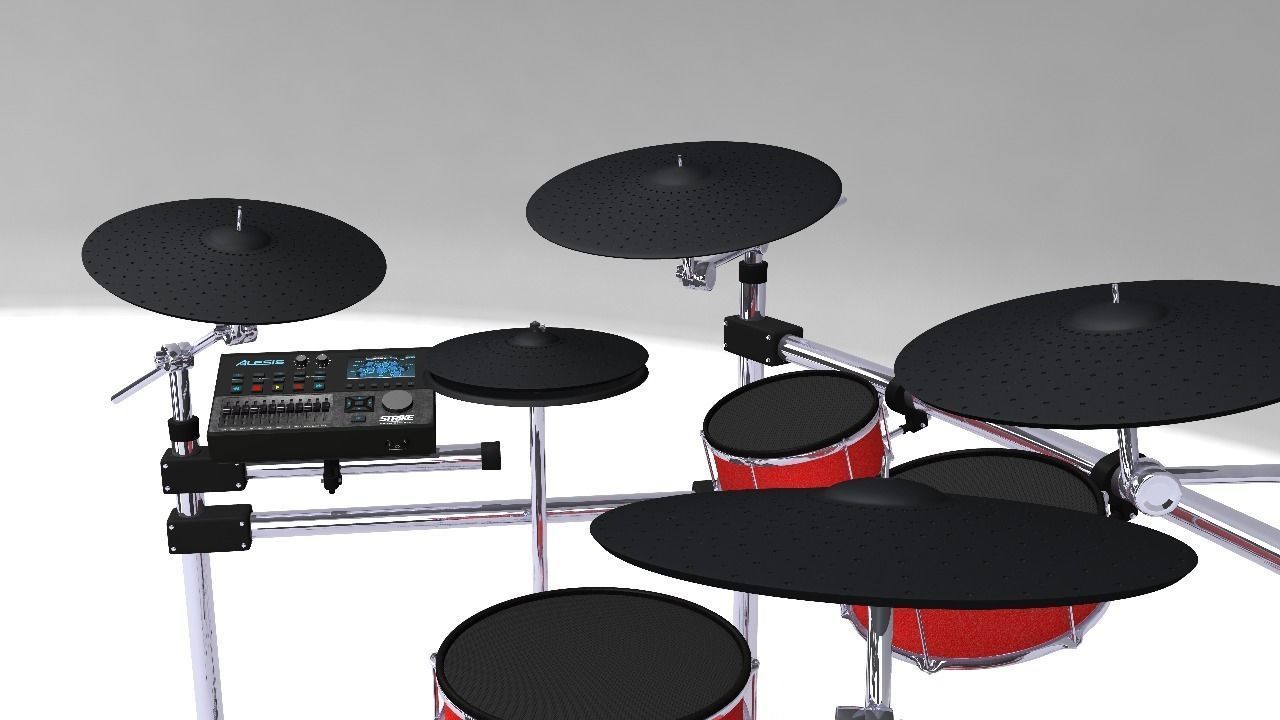 Alesis Strike Pro Drum kit 3D model_3