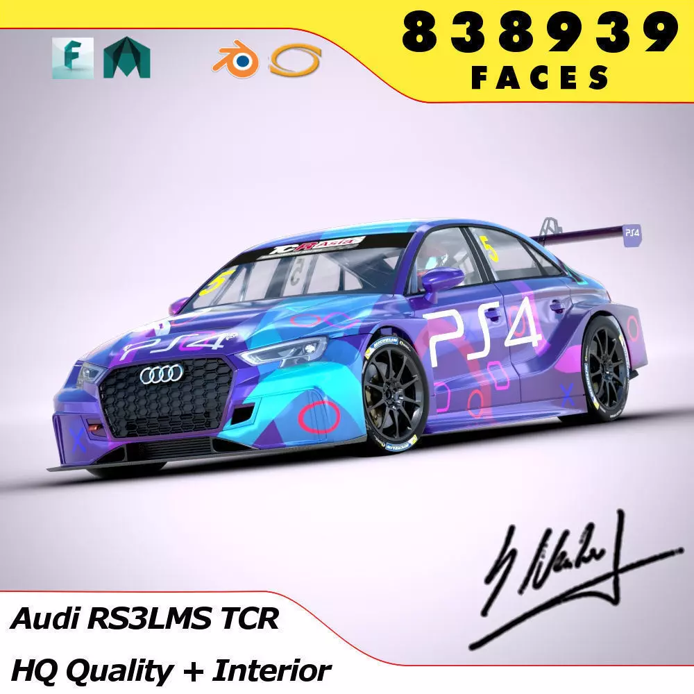 Audi RS3LMS 3D model