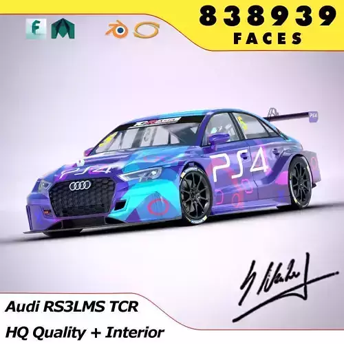 Audi RS3LMS 3D model