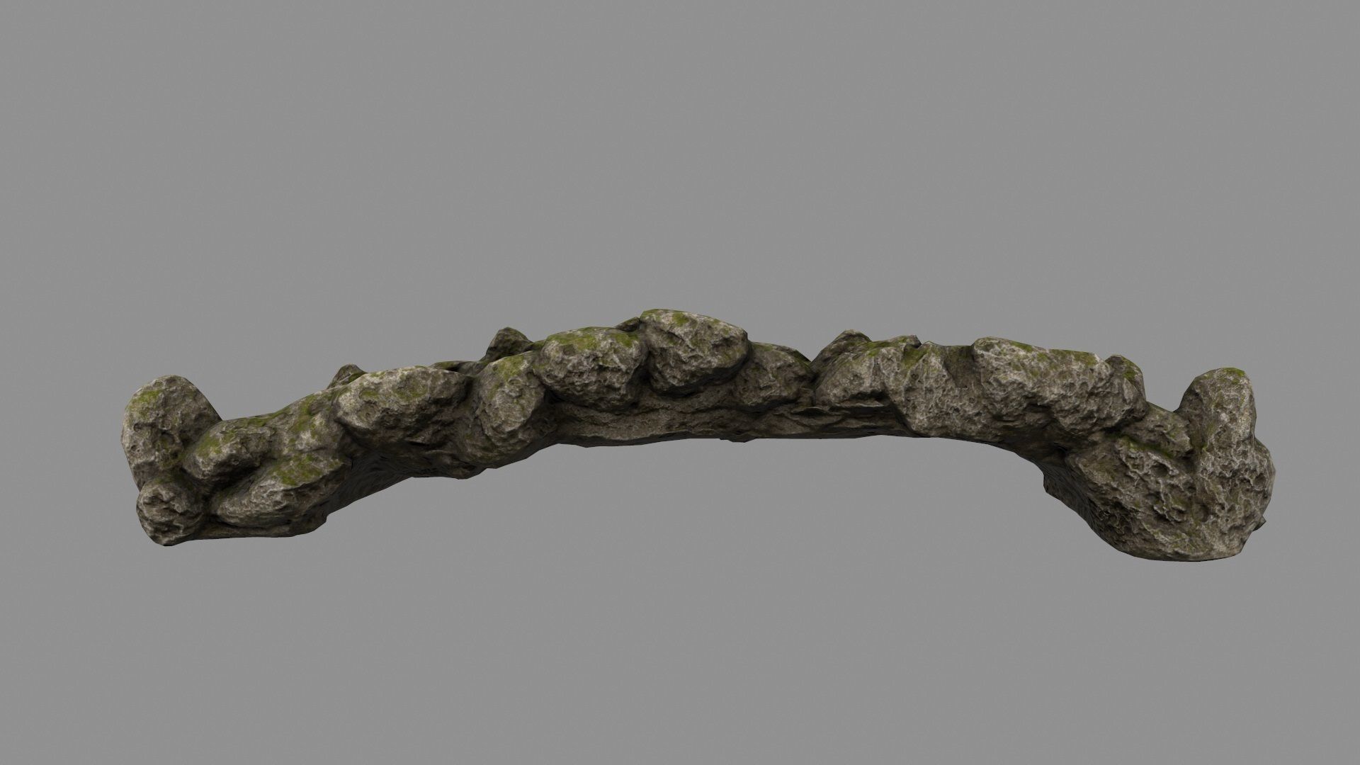 old bridge 01 Low-poly 3D model_2