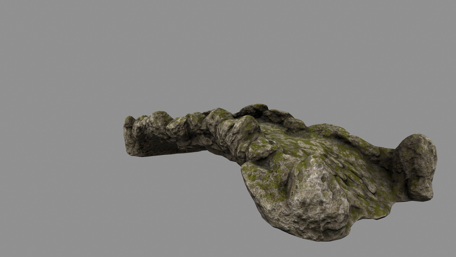 old bridge 01 Low-poly 3D model_7