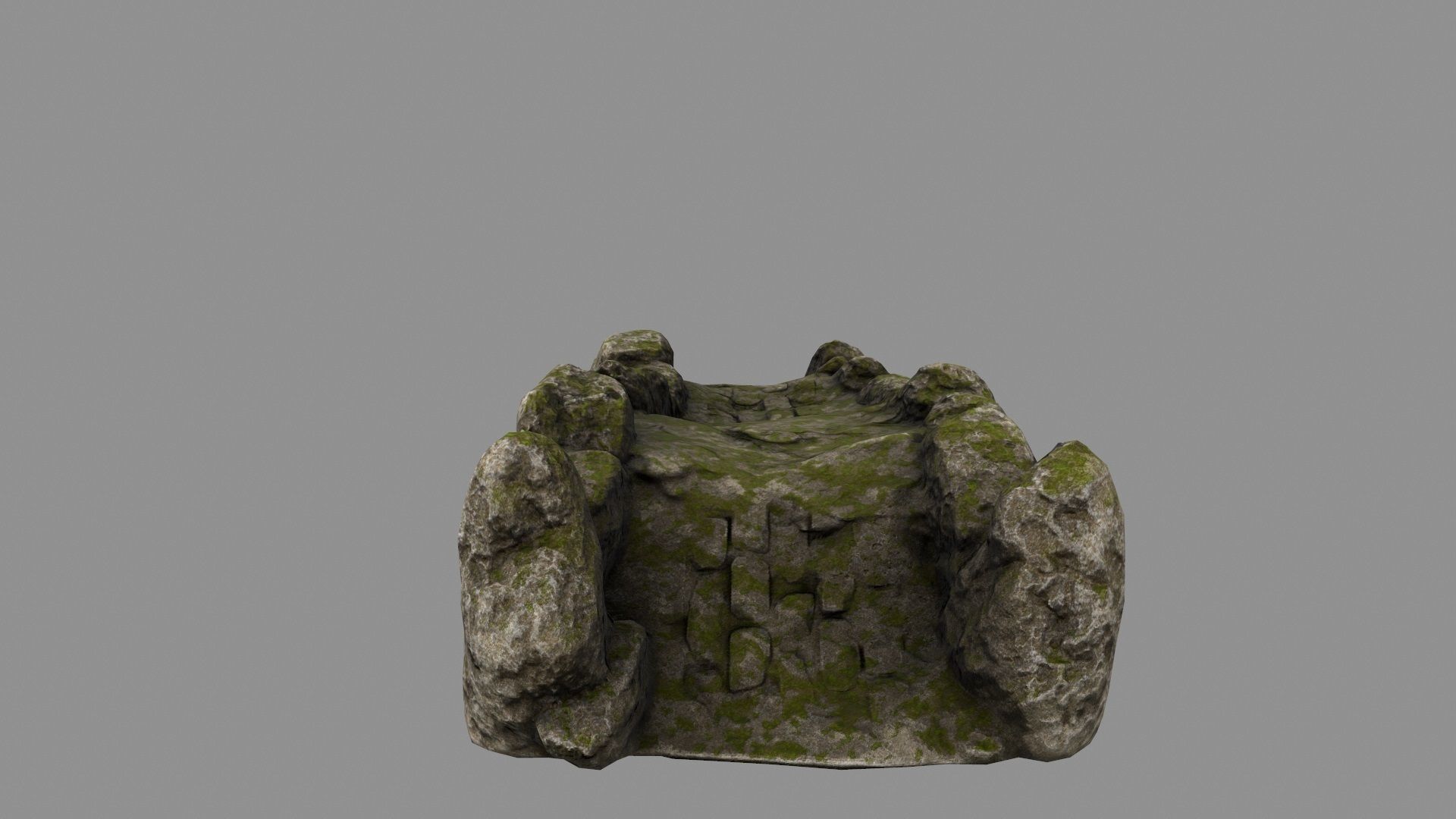 old bridge 01 Low-poly 3D model_1