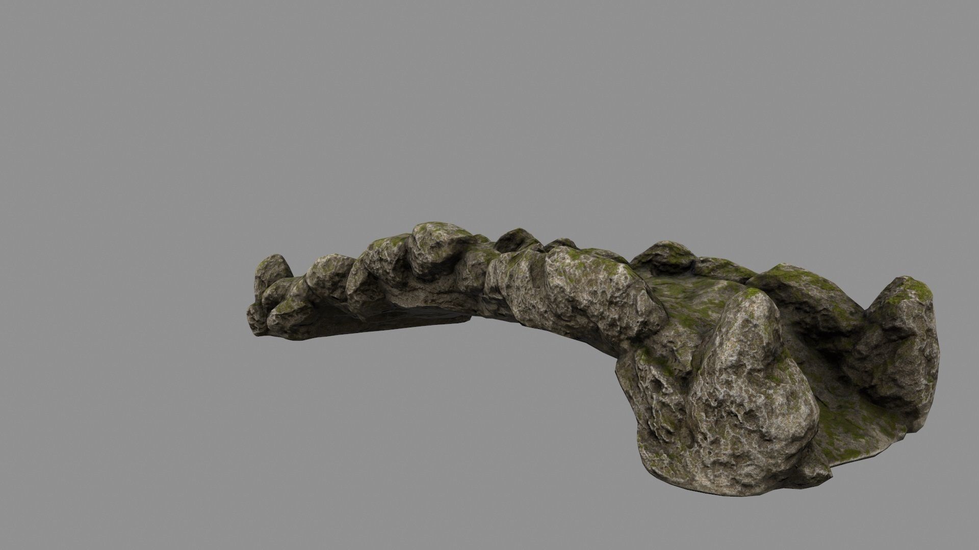 old bridge 01 Low-poly 3D model_8