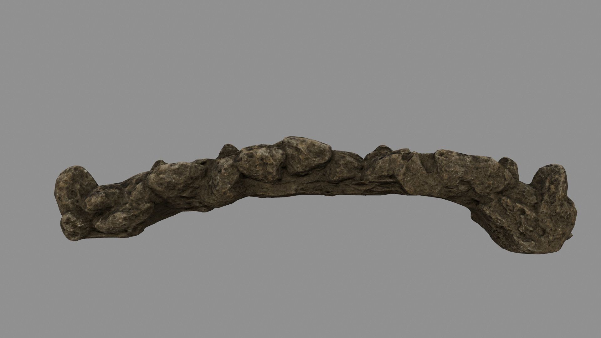 old bridge 07 Low-poly 3D model_4