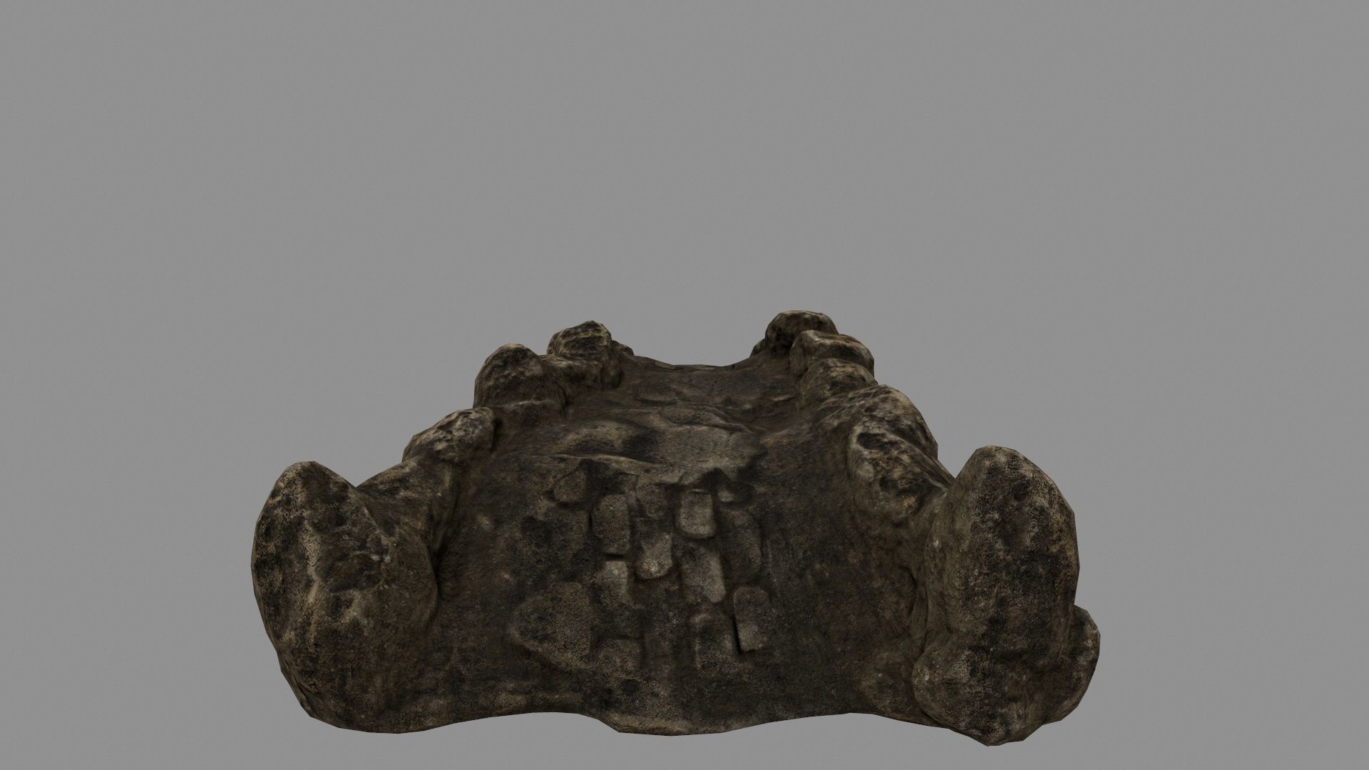 old bridge 07 Low-poly 3D model_3