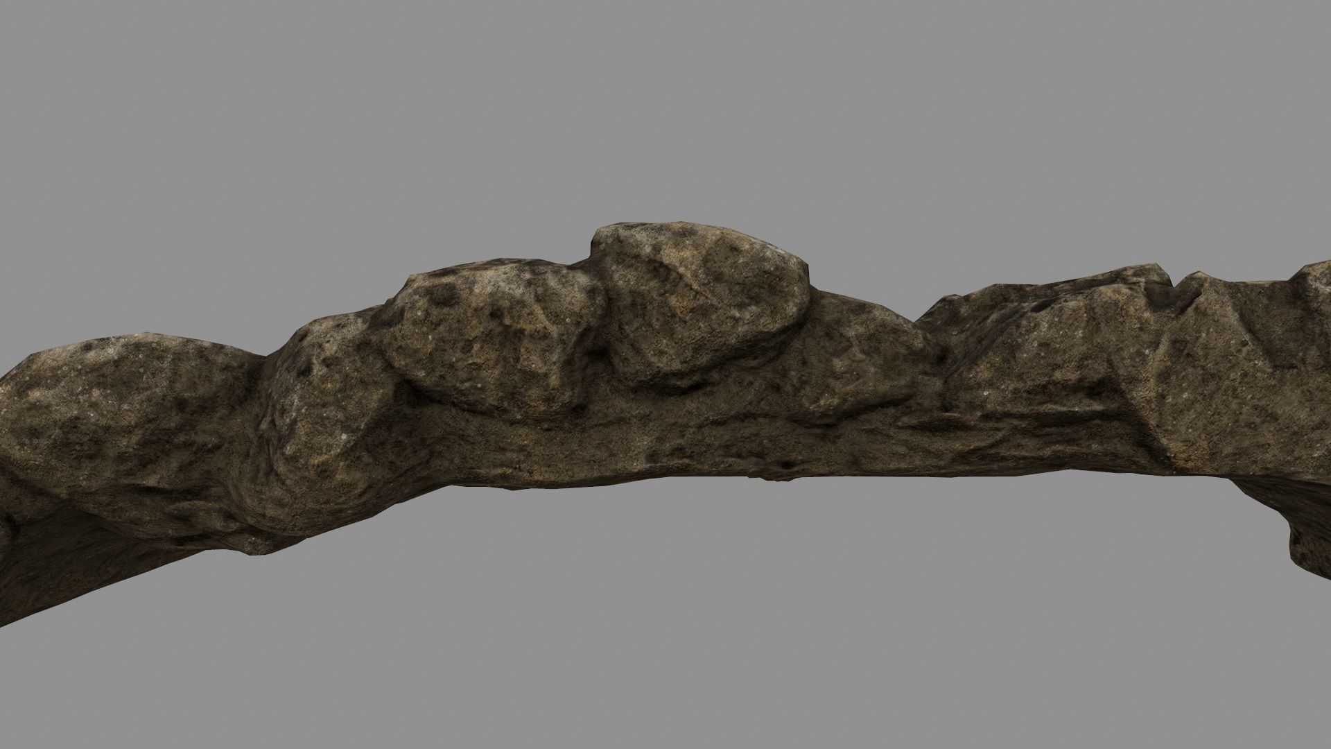 old bridge 07 Low-poly 3D model_7