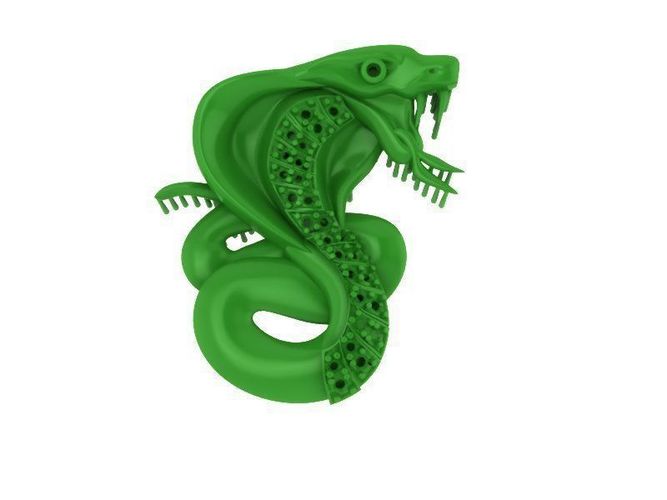 Snake Ring 3D print model