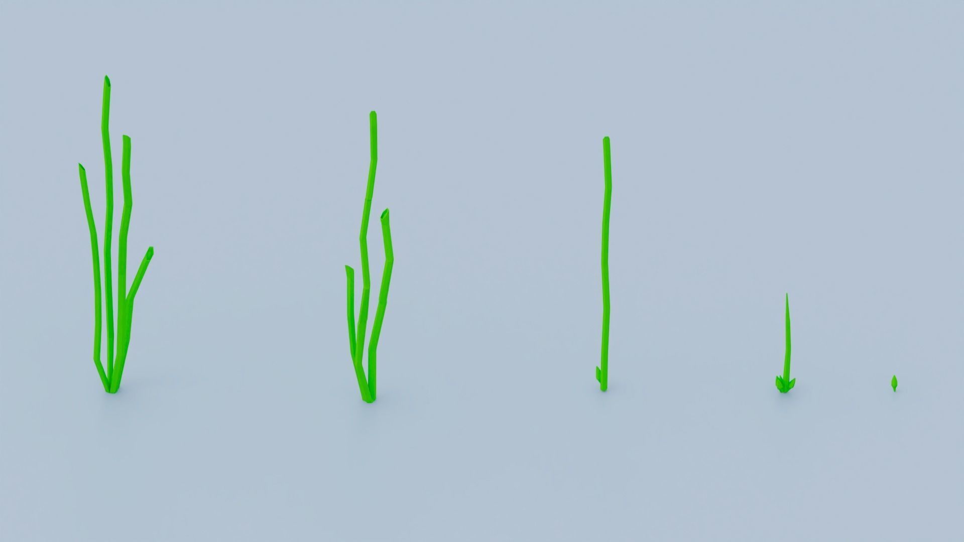 Low Poly Vegetation Foliage Tree Pack Low-poly 3D model_12