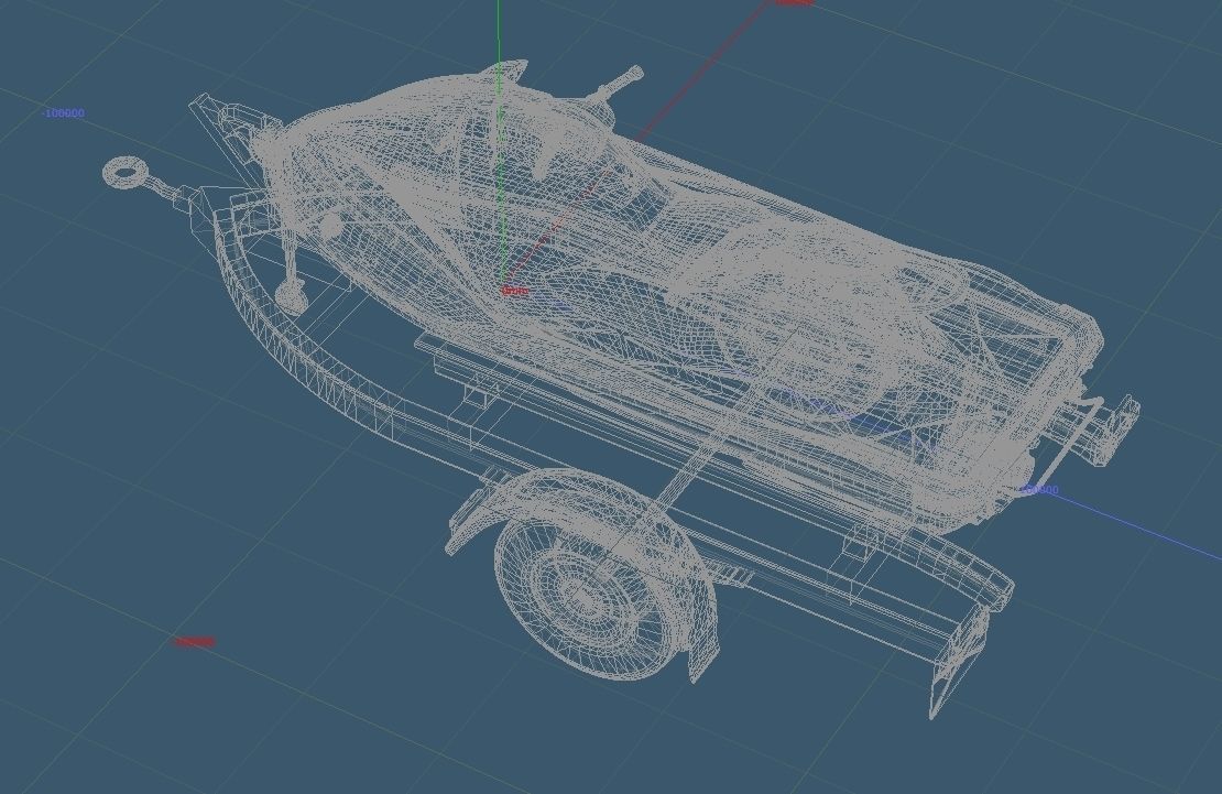 Personal Watercraft 2Seater JetSki 3D model_10