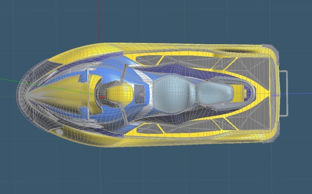 Personal Watercraft 2Seater JetSki 3D model_5