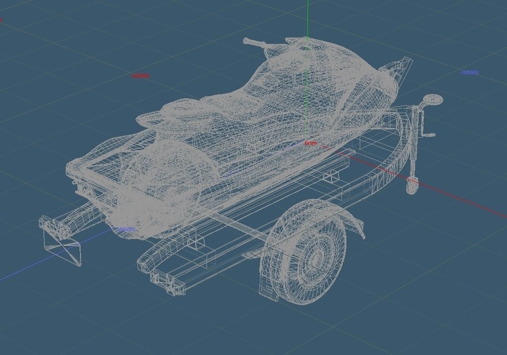 Personal Watercraft 2Seater JetSki 3D model_12