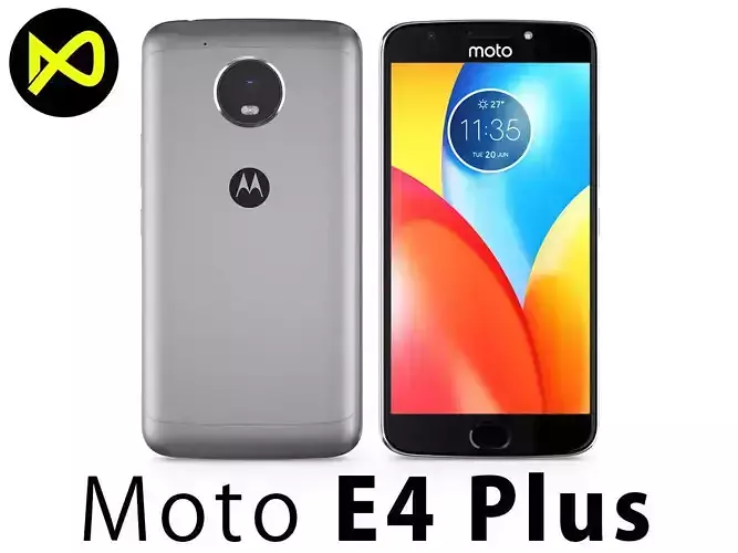 Motorola Moto E4 Plus Grey 3D model