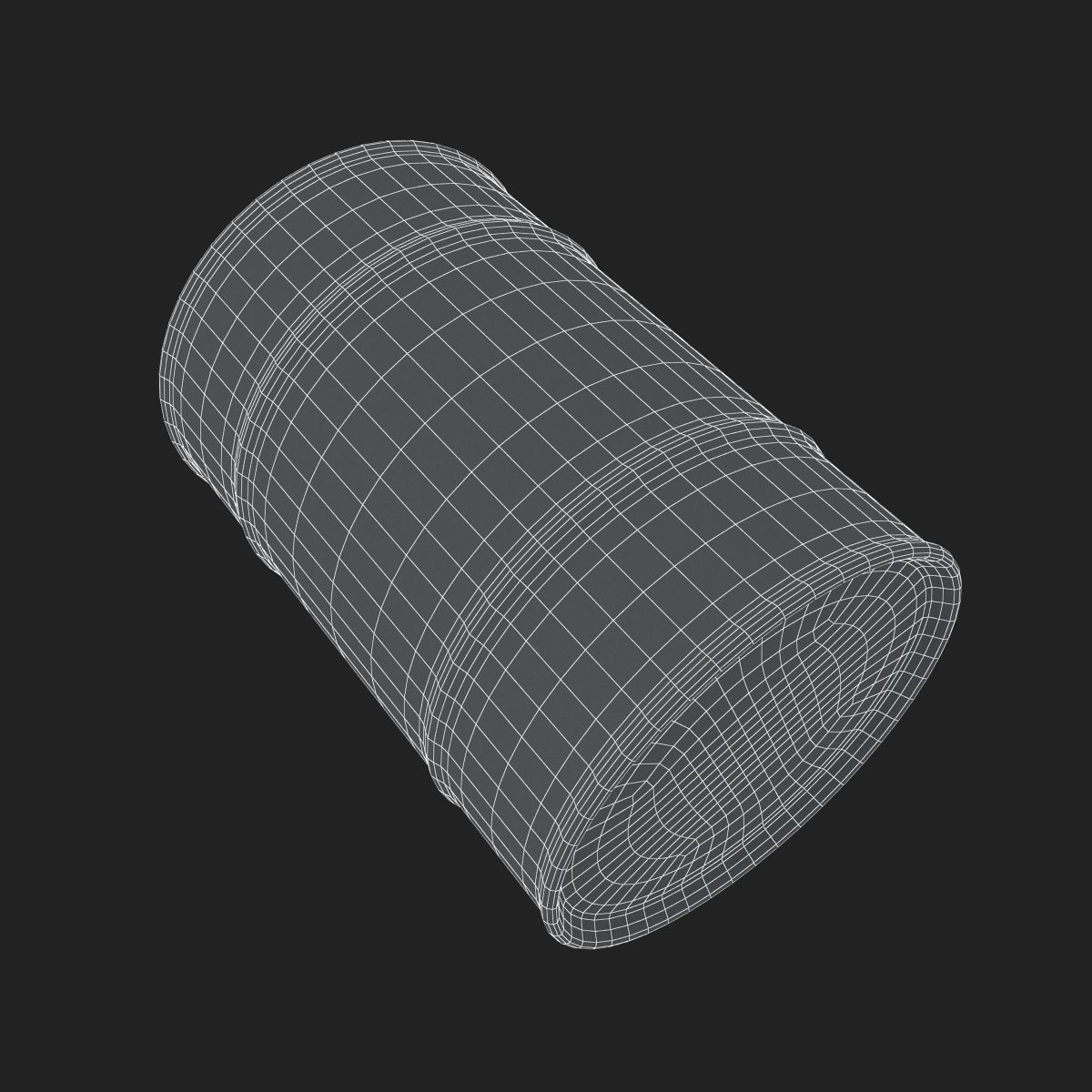 Oil Drum 200L 3D  Low-poly 3D model_19