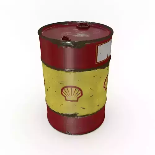 Oil Drum 200L 3D  Low-poly 3D model