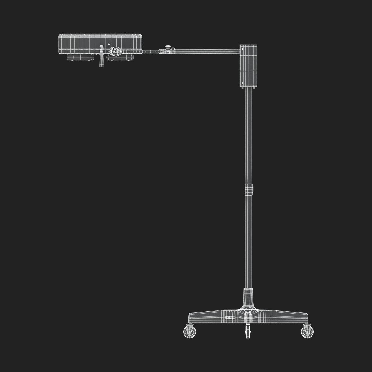 Cold Light Operating Lamp 3D model_11