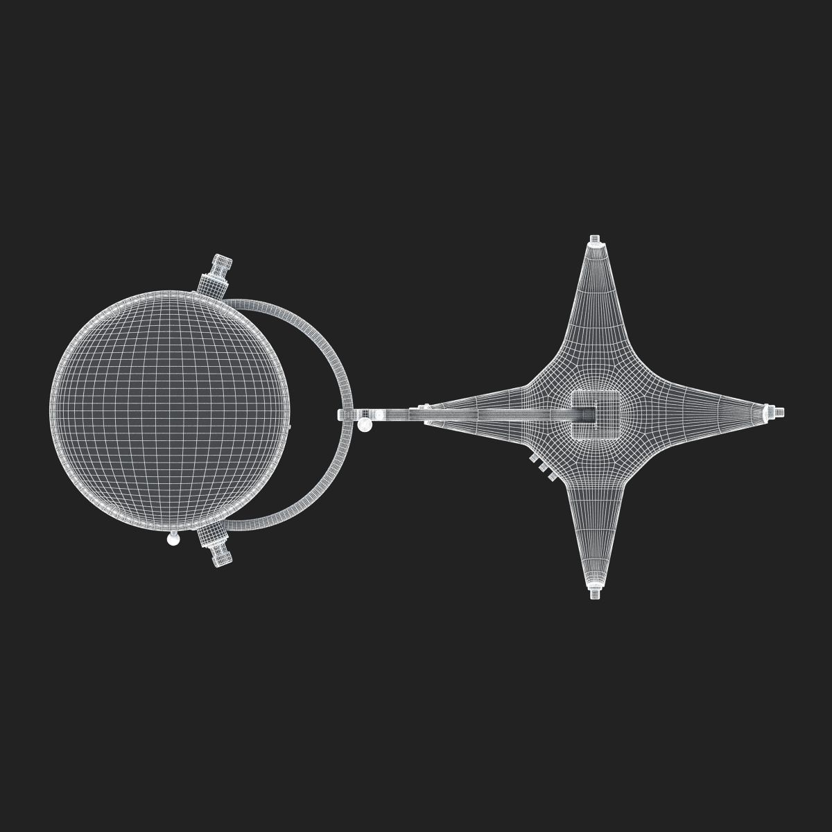 Cold Light Operating Lamp 3D model_16