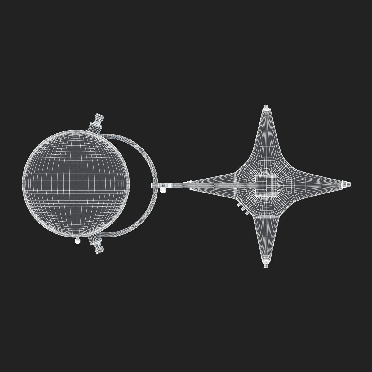 Cold Light Operating Lamp 3D model_15