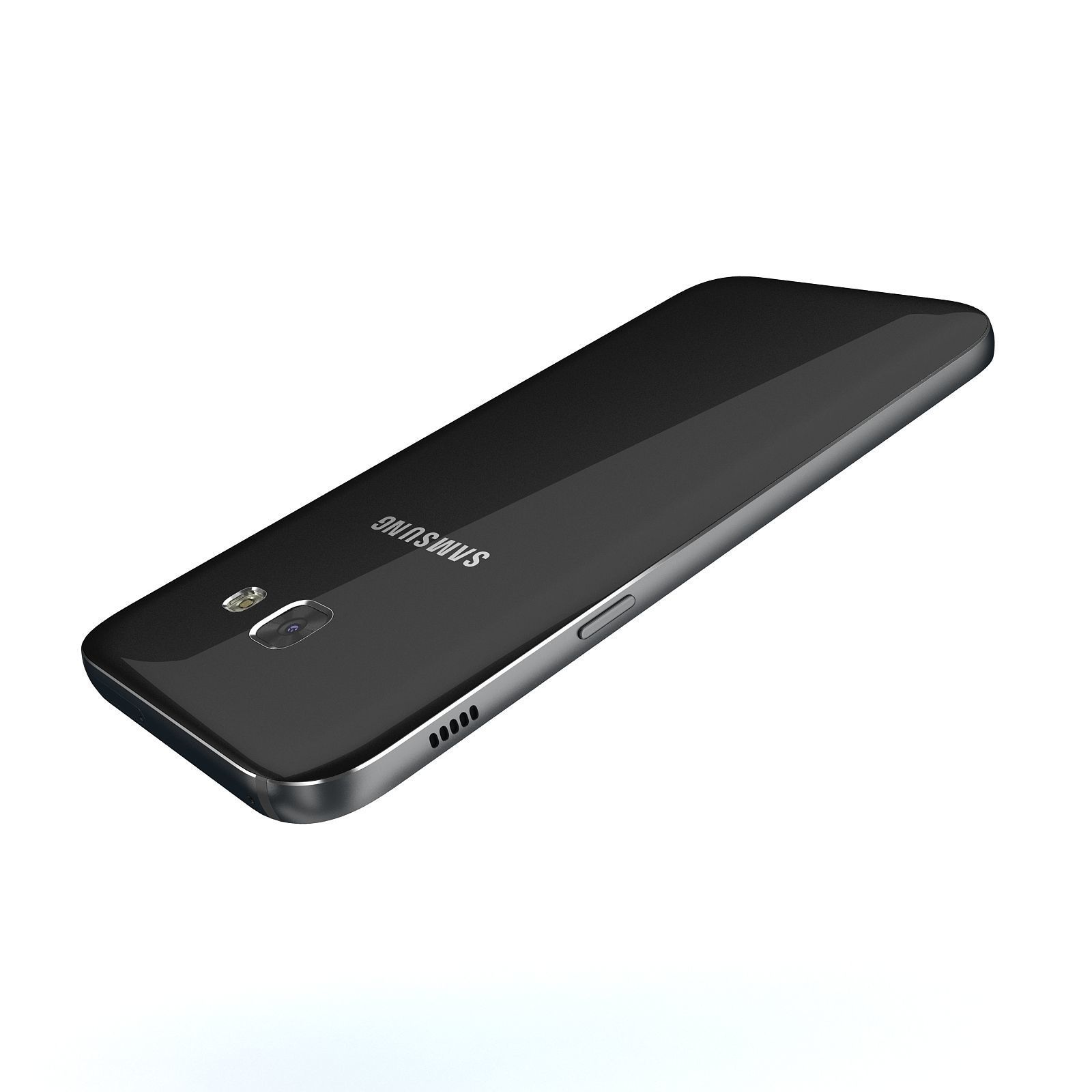 Samsung Galaxy A5 2017 Black 3D model_8