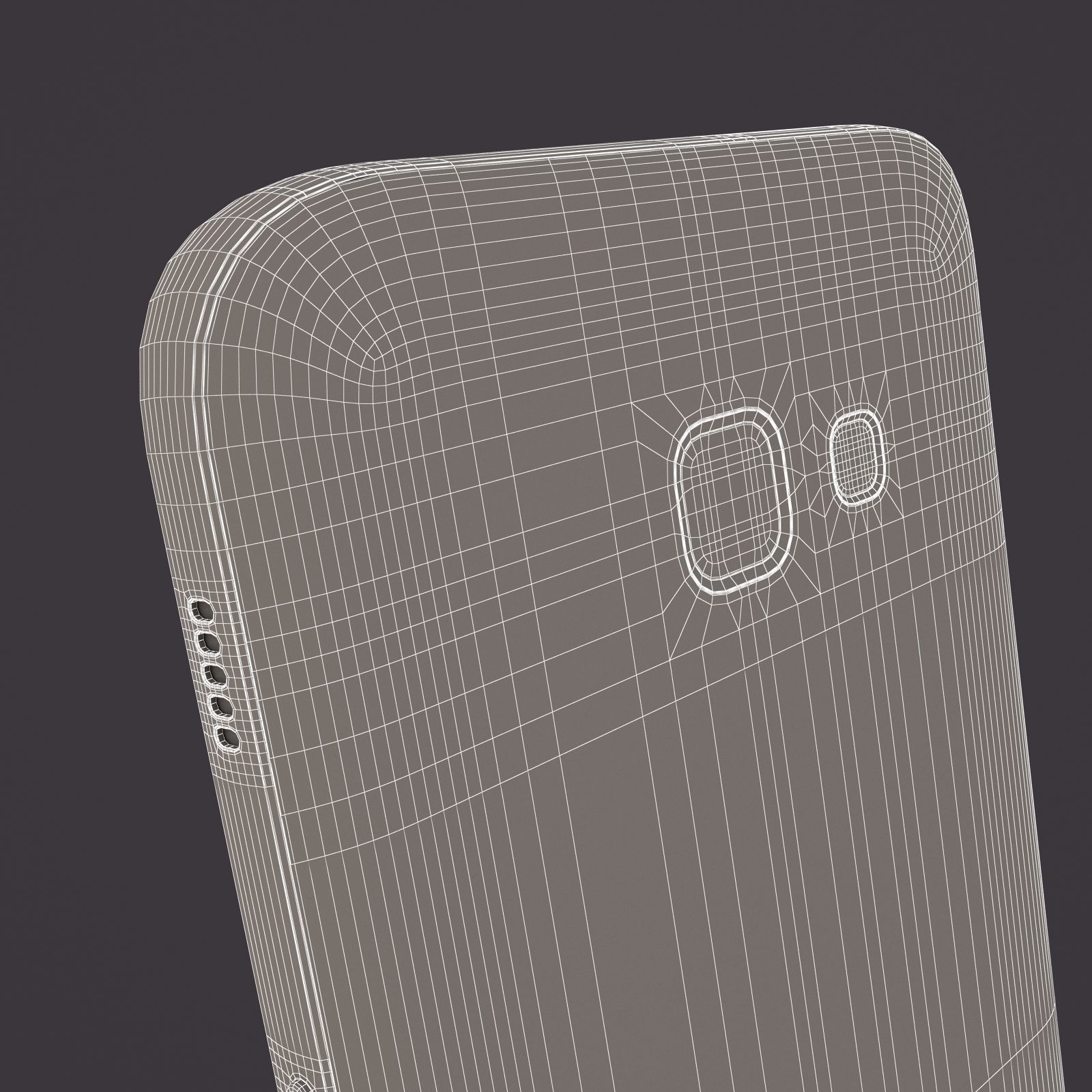 Samsung Galaxy A5 2017 Black 3D model_27