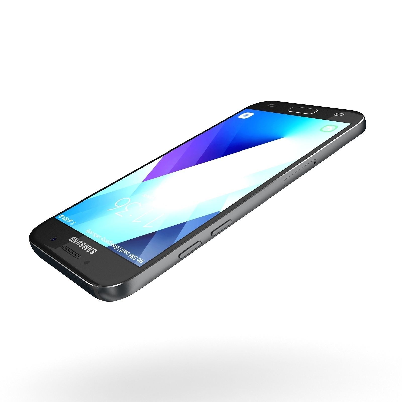 Samsung Galaxy A5 2017 Black 3D model_12