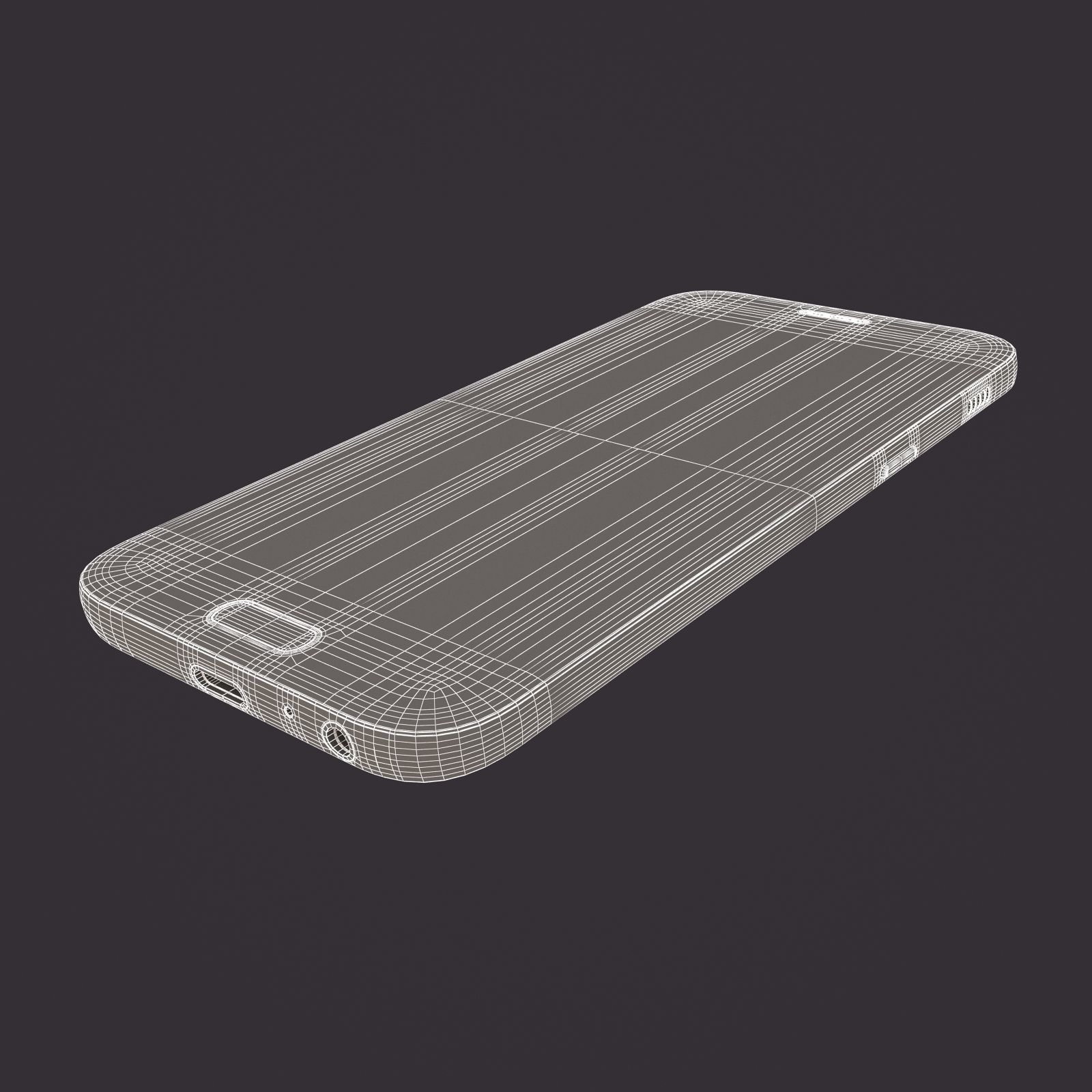 Samsung Galaxy A5 2017 Black 3D model_19