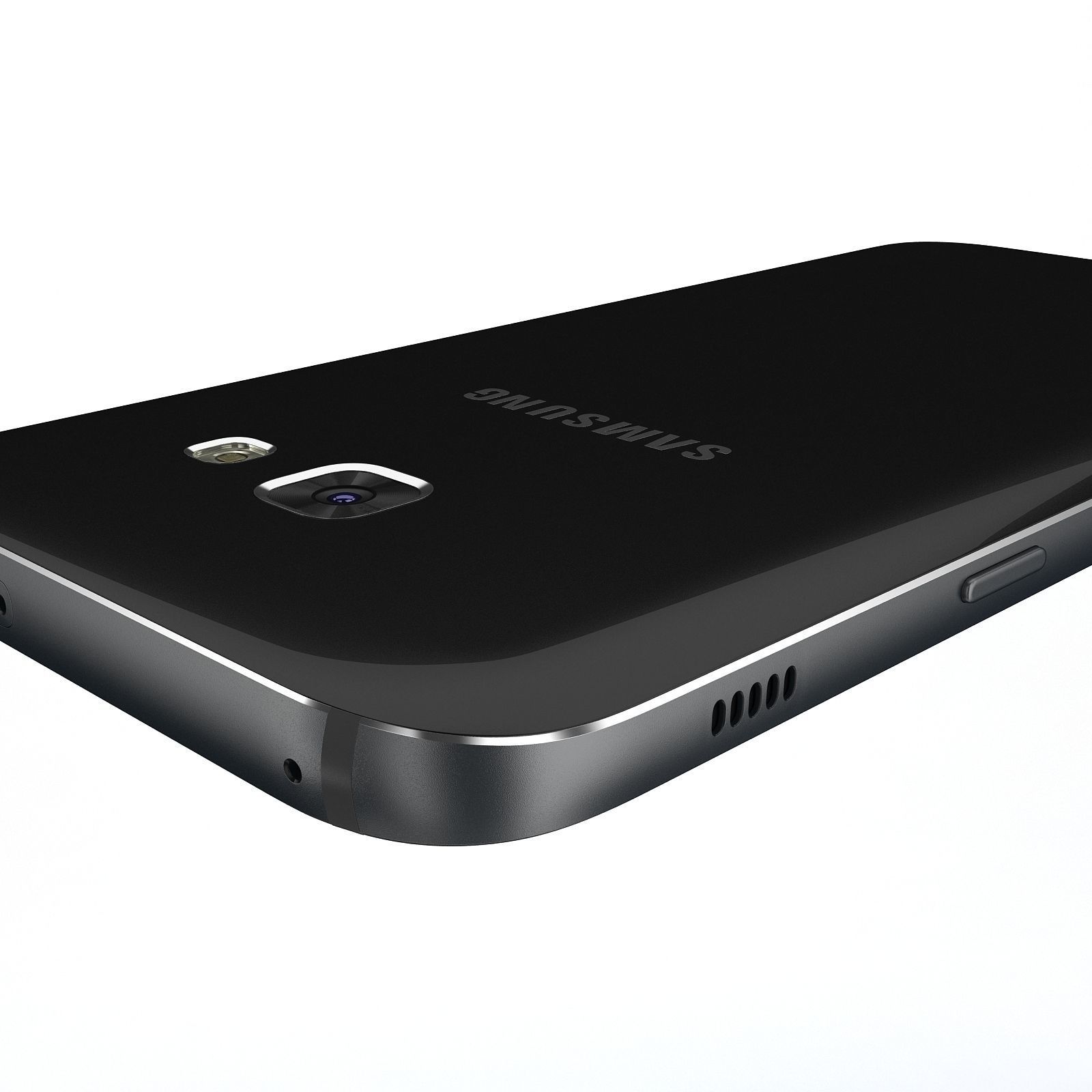 Samsung Galaxy A5 2017 Black 3D model_13