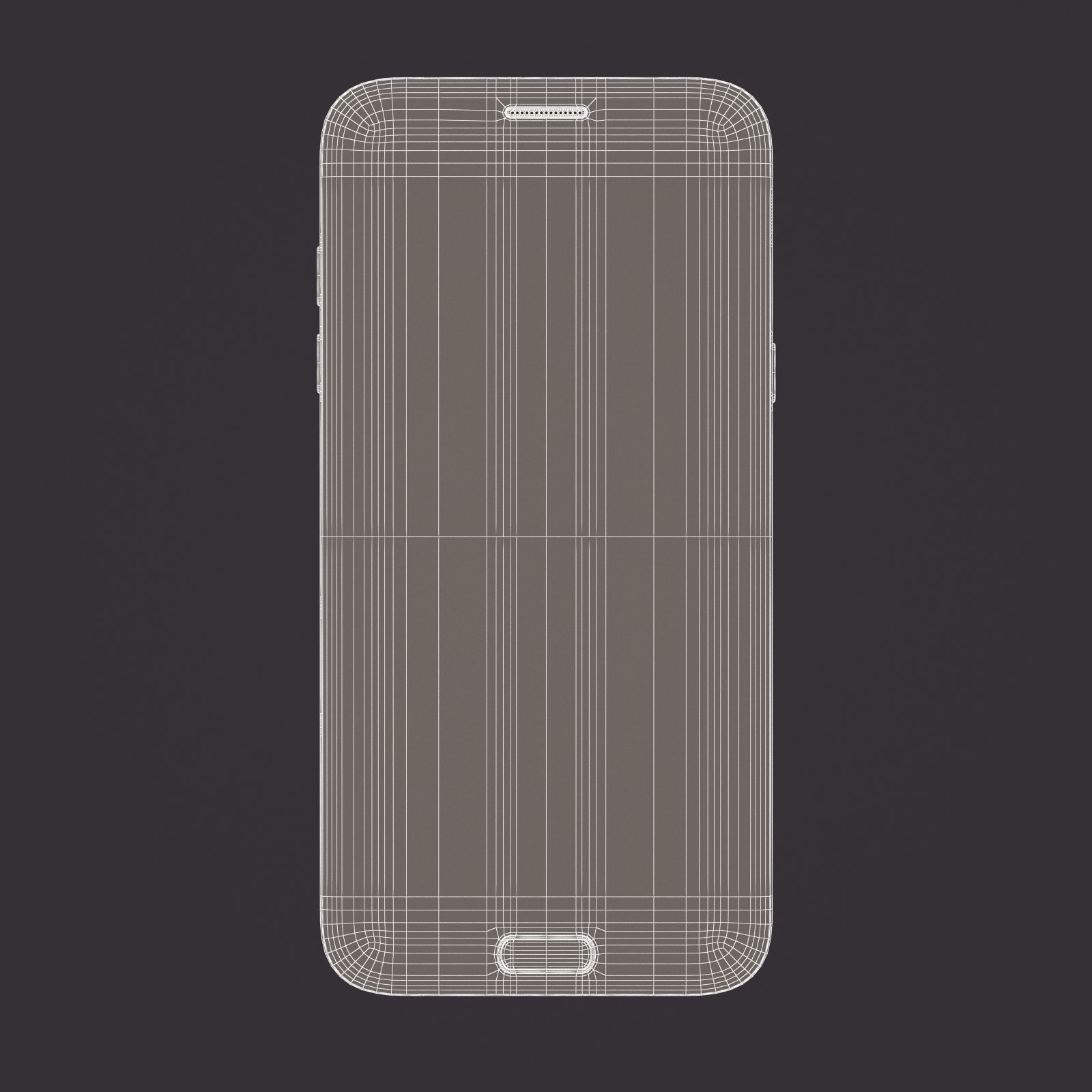 Samsung Galaxy A7 2017 Black 3D model_16