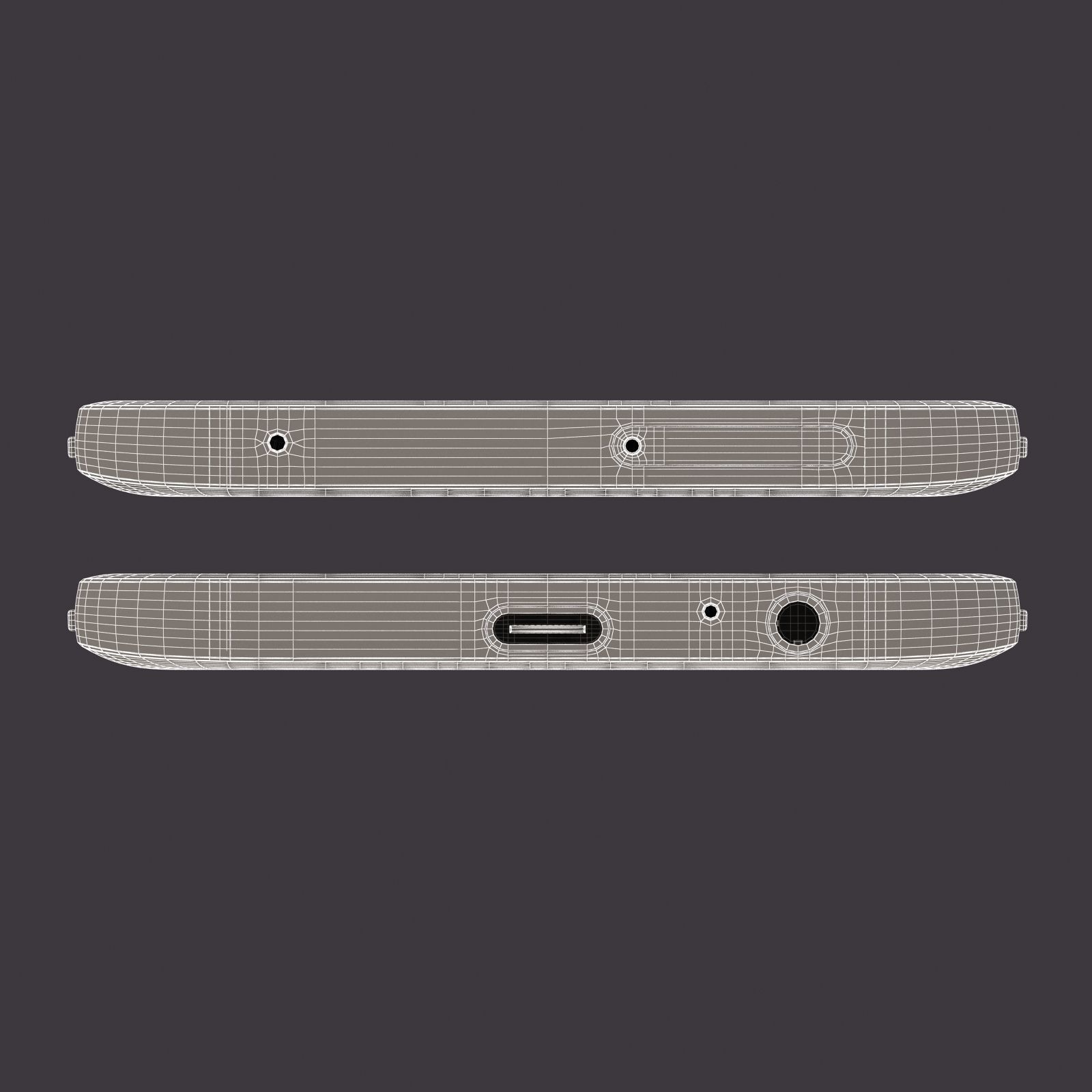 Samsung Galaxy A7 2017 Black 3D model_26