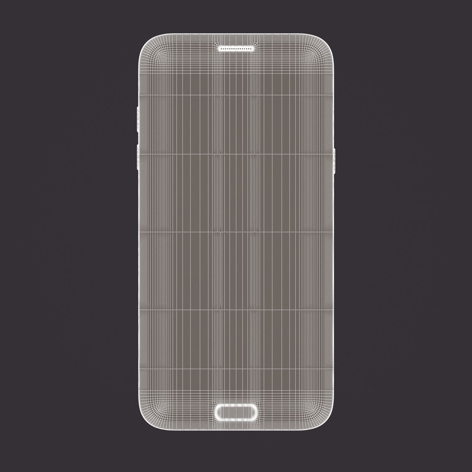 Samsung Galaxy A7 2017 Black 3D model_14