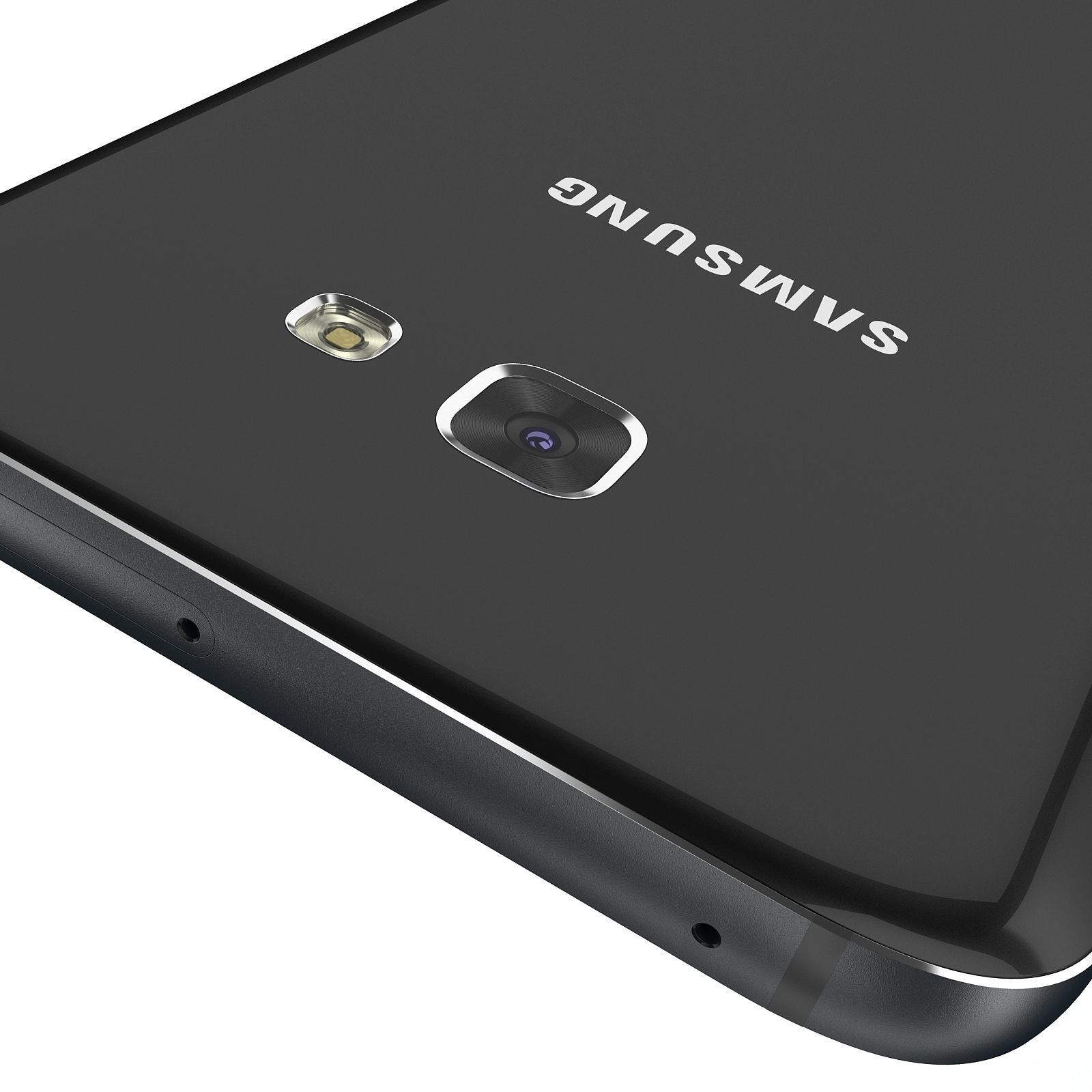 Samsung Galaxy A7 2017 Black 3D model_11