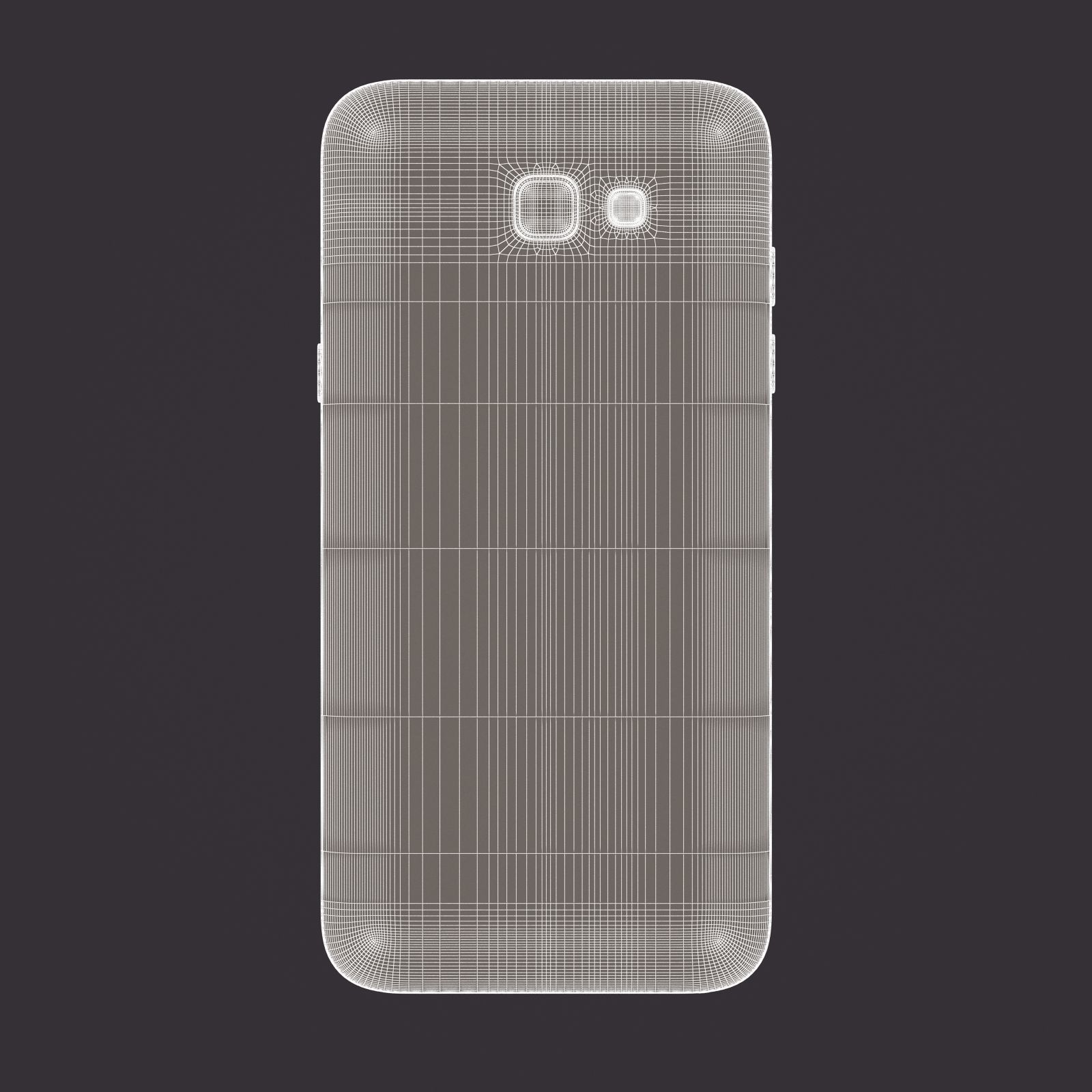 Samsung Galaxy A7 2017 Black 3D model_17