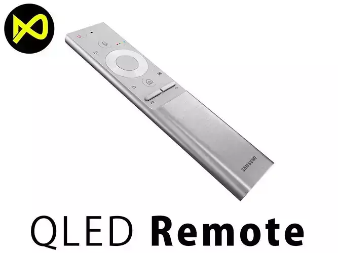 Samsung QLED TV Remote 2017 3D model