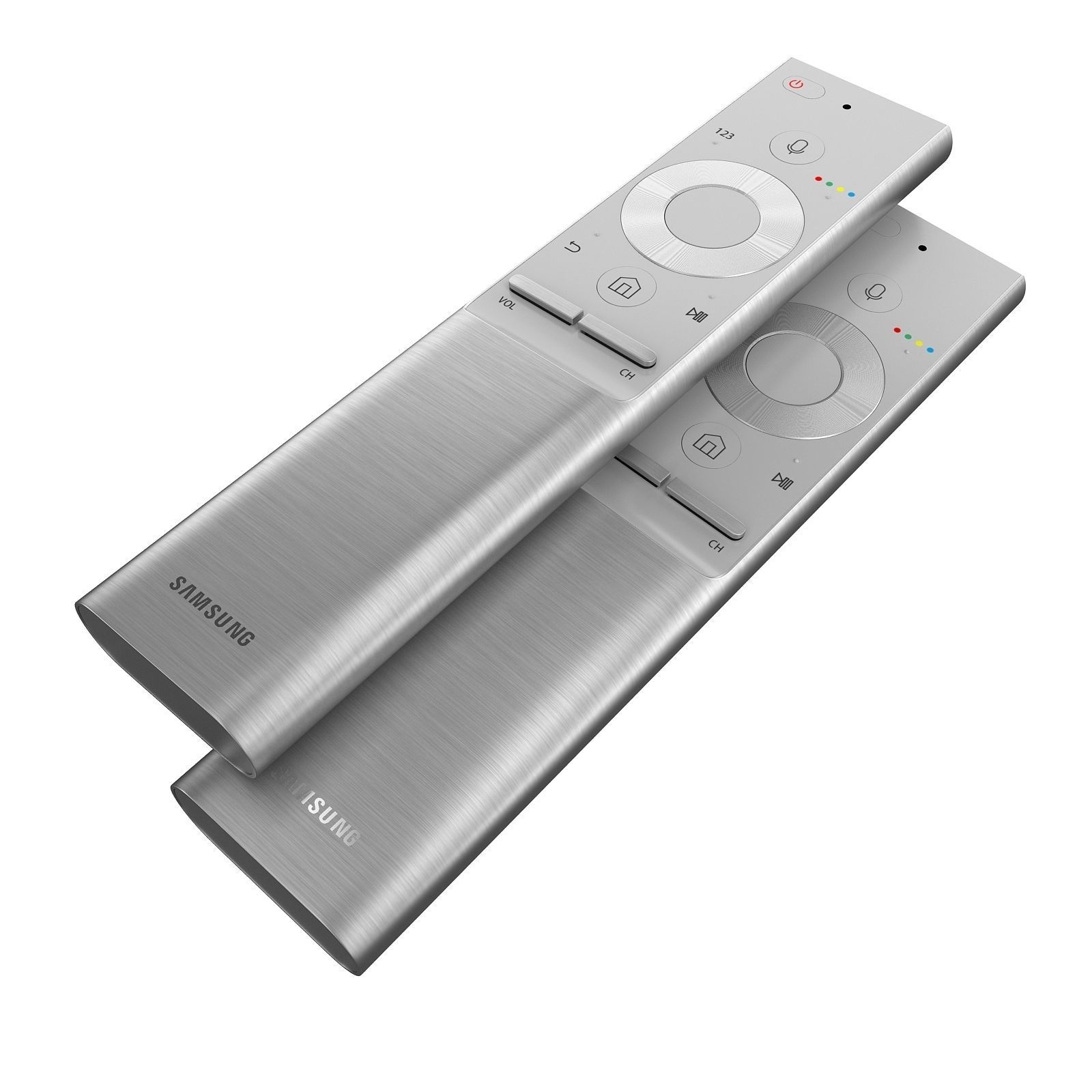 Samsung QLED TV Remote 2017 3D model_2