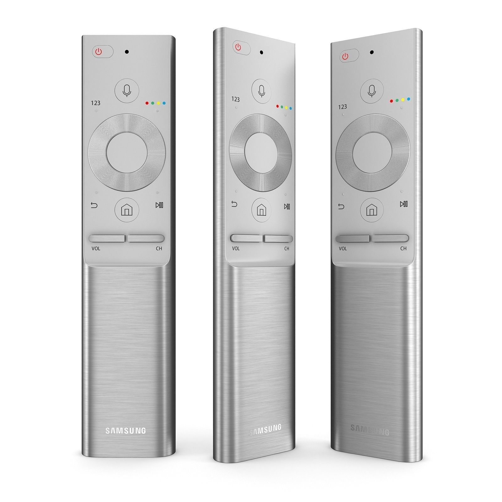 Samsung QLED TV Remote 2017 3D model_6