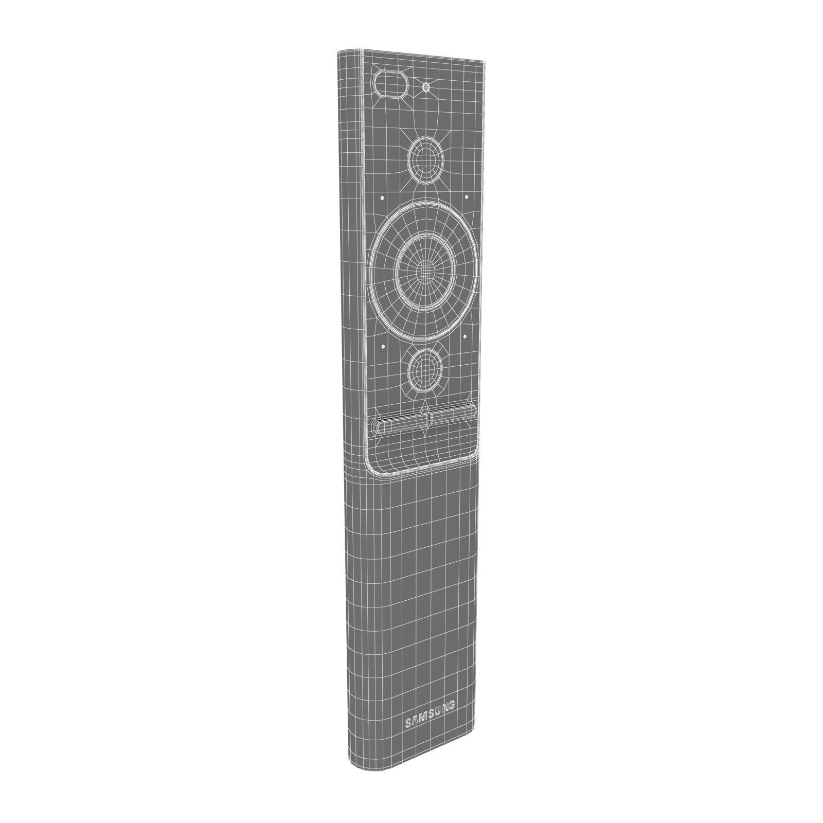Samsung QLED TV Remote 2017 3D model_7