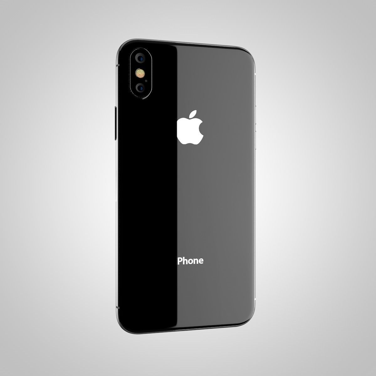 Apple iPhone X 2017 3D model_5