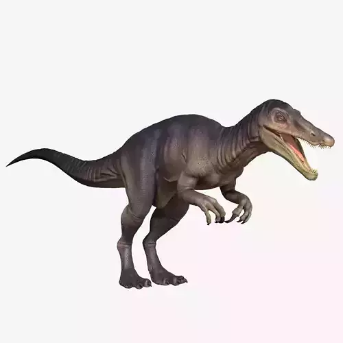 Baryonyx dinosaur Low-poly 3D model