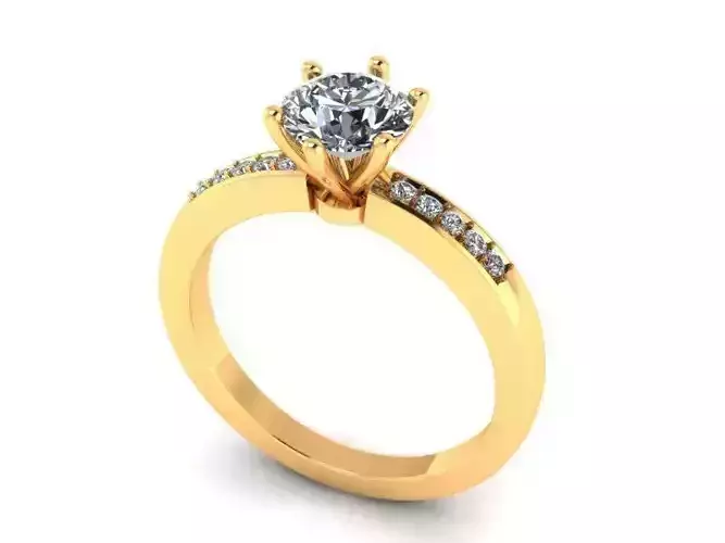 Solitaire Ring R009