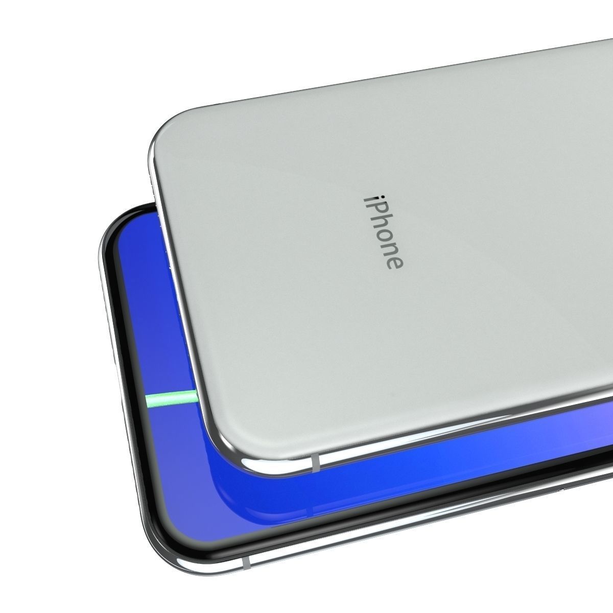 Apple iPhone X And iPhone 8 And iPhone 8 Plus All Colors 3D model_14