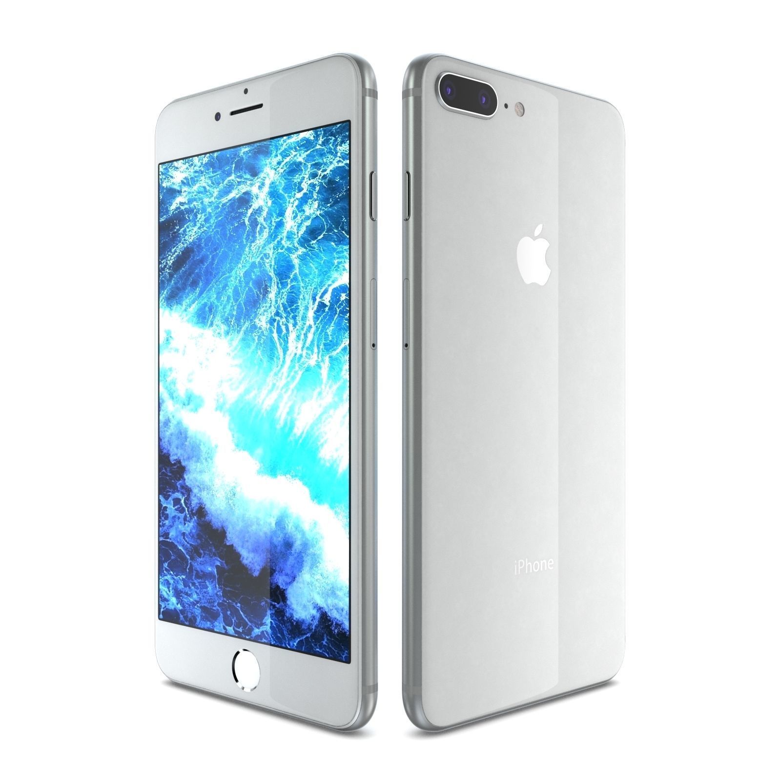 Apple iPhone X And iPhone 8 And iPhone 8 Plus All Colors 3D model_135