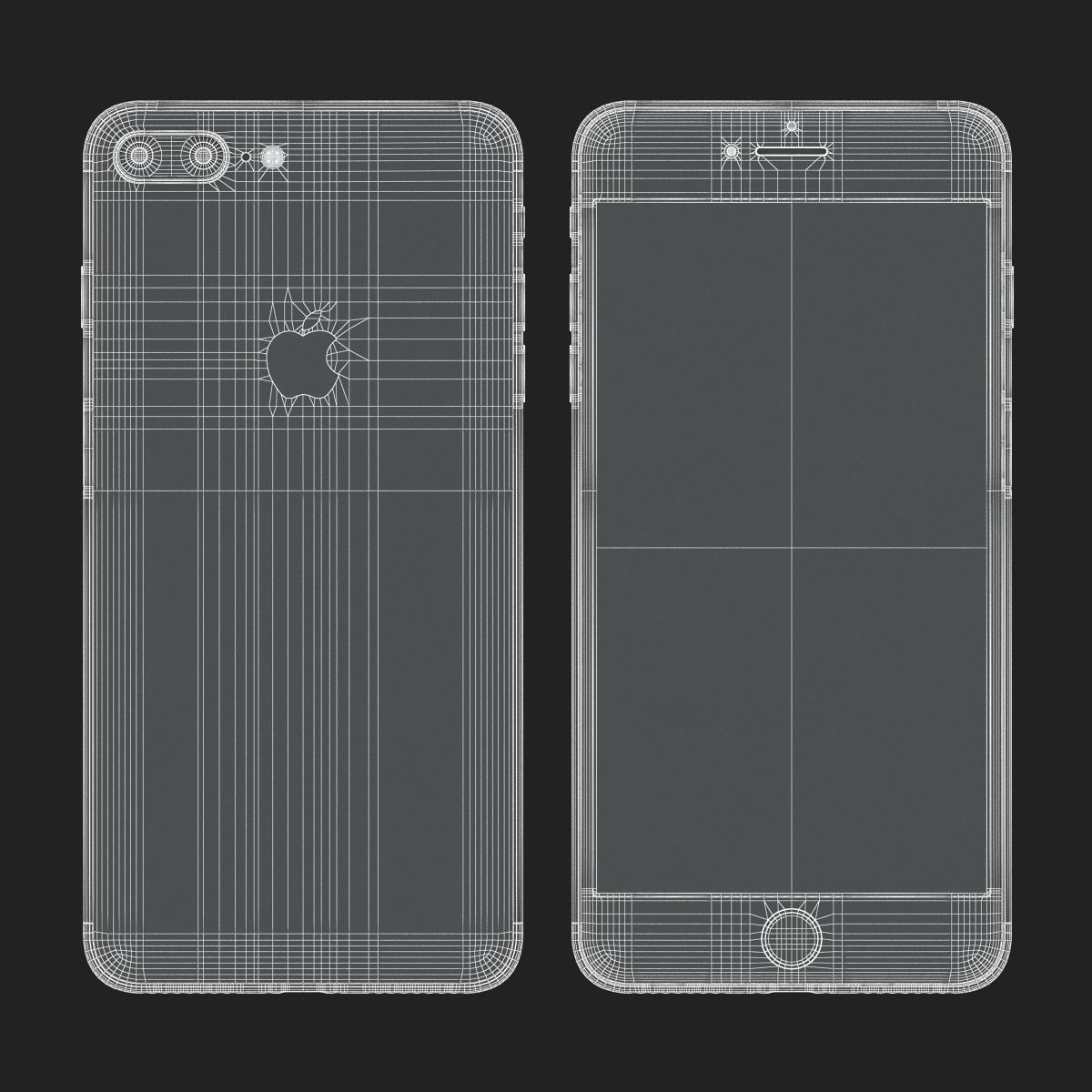 Apple iPhone X And iPhone 8 And iPhone 8 Plus All Colors 3D model_172