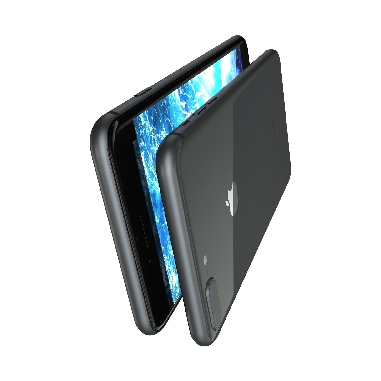 Apple iPhone X And iPhone 8 And iPhone 8 Plus All Colors 3D model_164