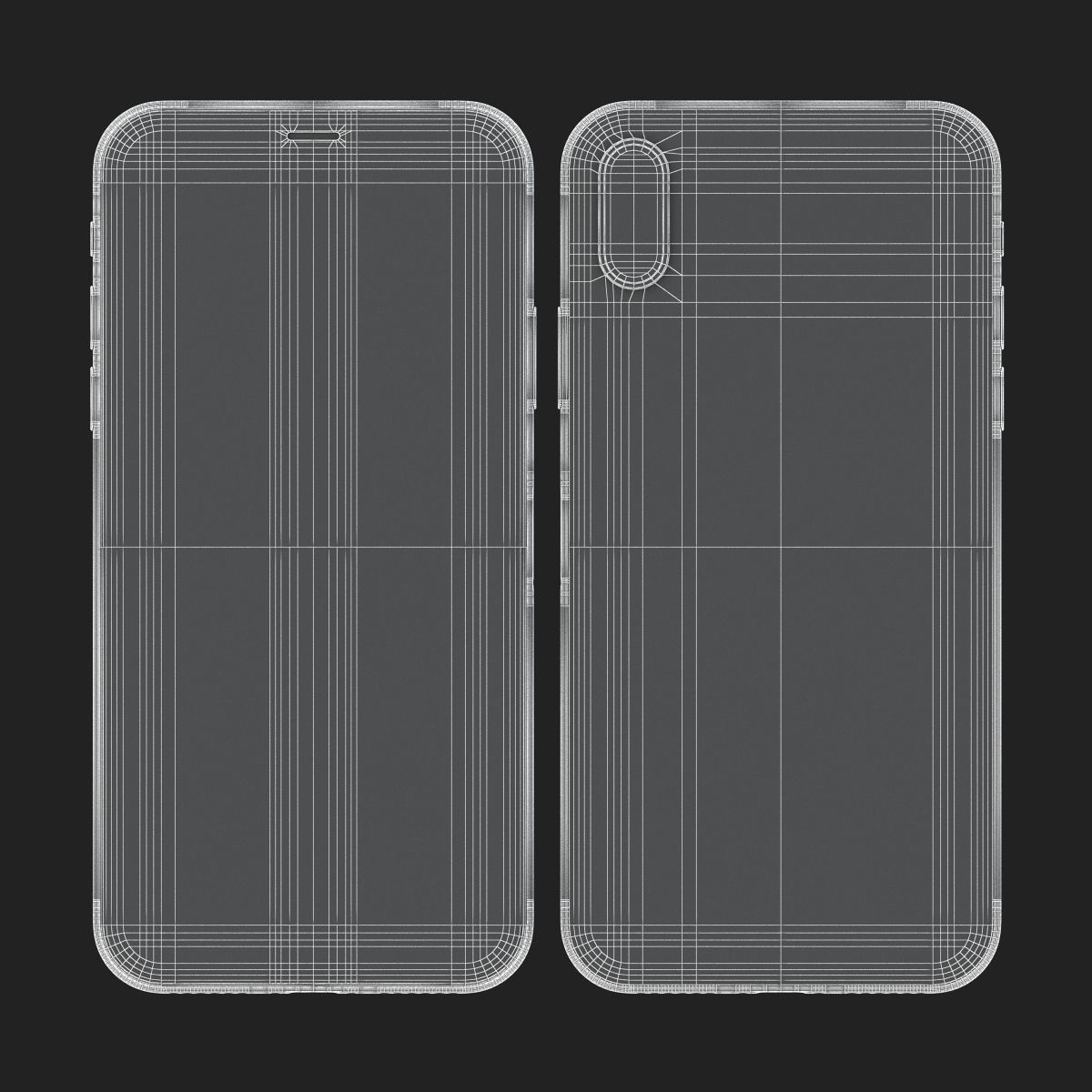 Apple iPhone X And iPhone 8 And iPhone 8 Plus All Colors 3D model_39