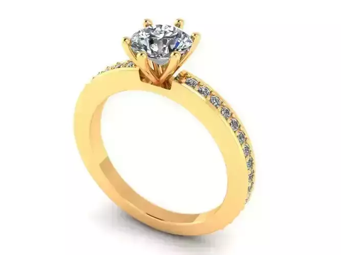Solitaire Ring R0010