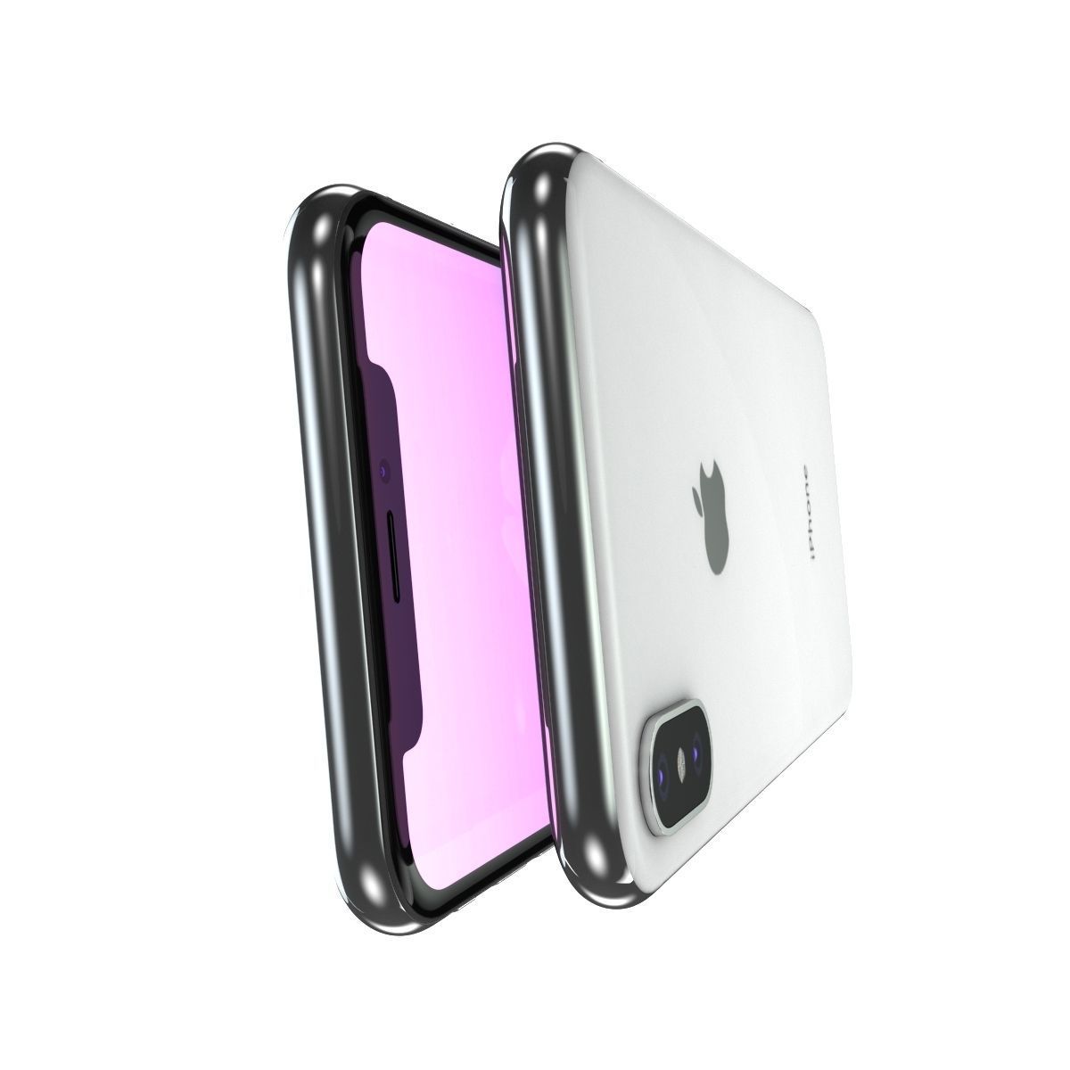 Apple iPhone X iPhone 10 All Colors 3D model_14