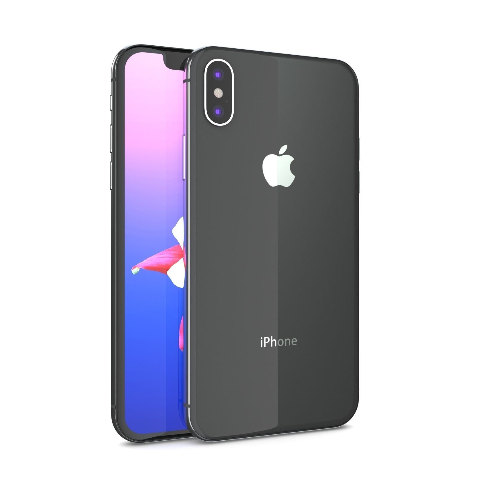 Apple iPhone X iPhone 10 All Colors 3D model_21