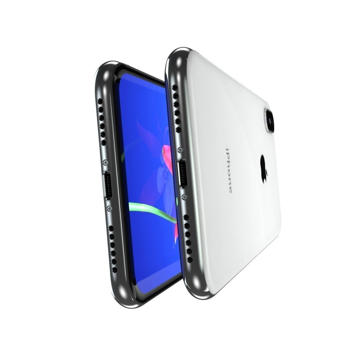 Apple iPhone X iPhone 10 All Colors 3D model_8