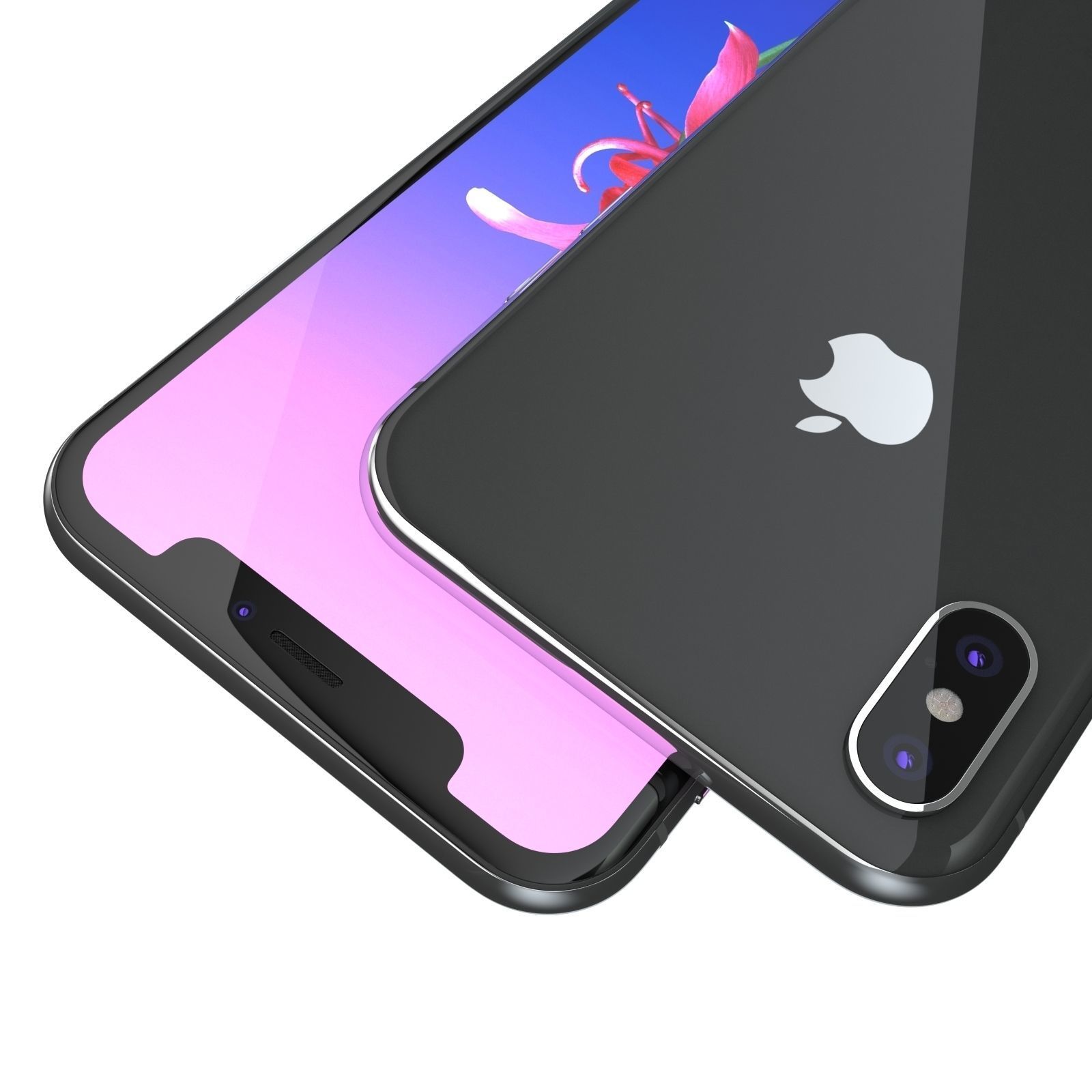 Apple iPhone X iPhone 10 All Colors 3D model_25
