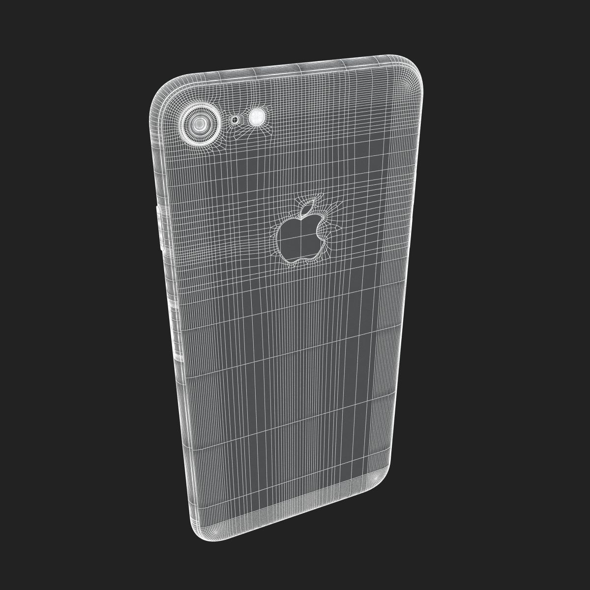 Apple iPhone 8 Gold  3D model_21