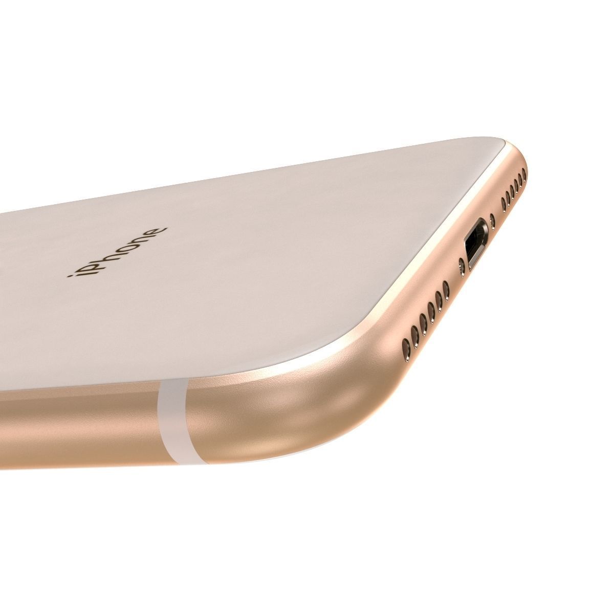 Apple iPhone 8 Gold  3D model_10